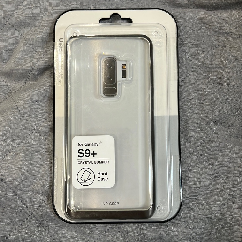 Galaxy S9+ crystal bumper case